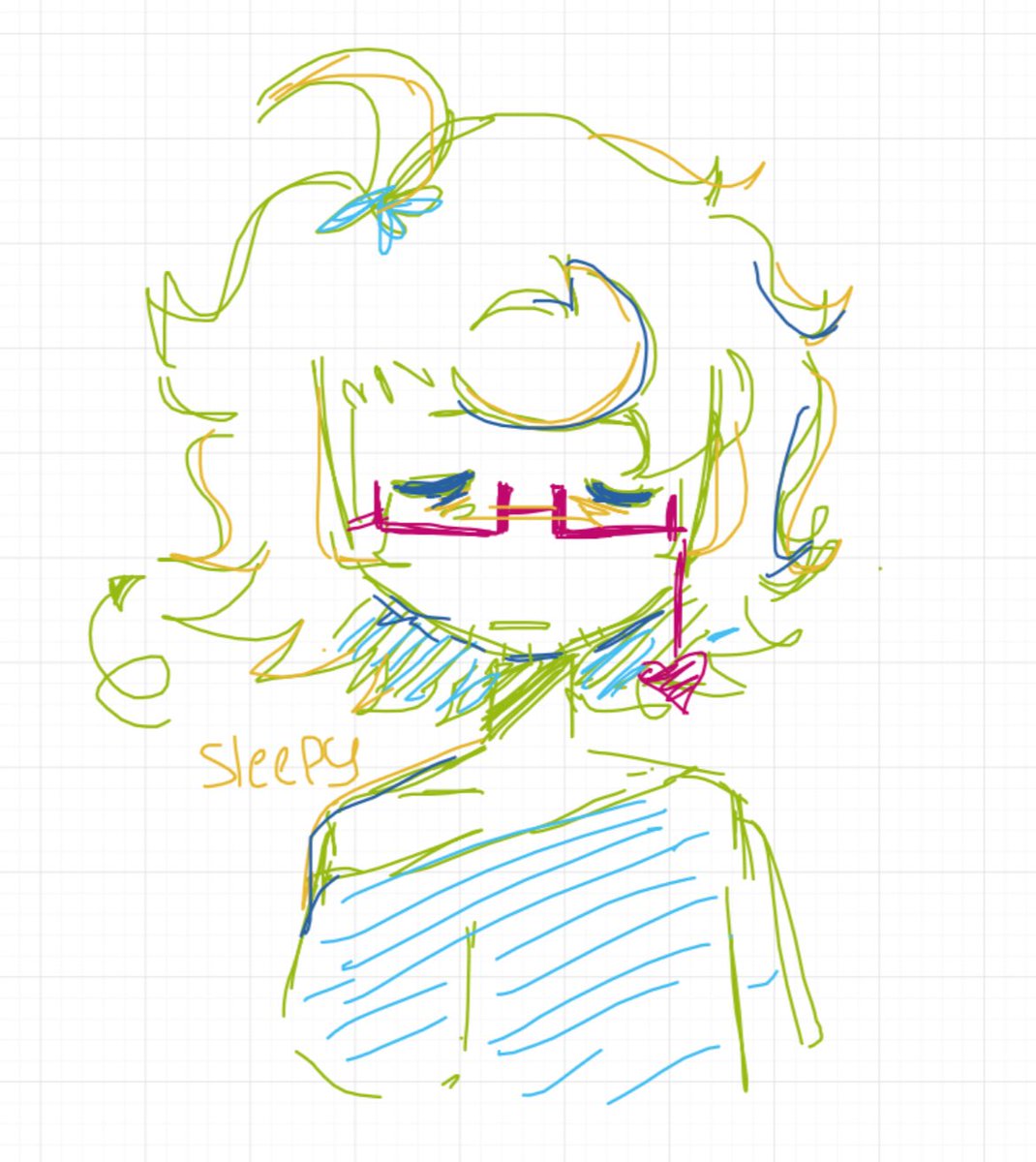 i love doodling sleepy naven