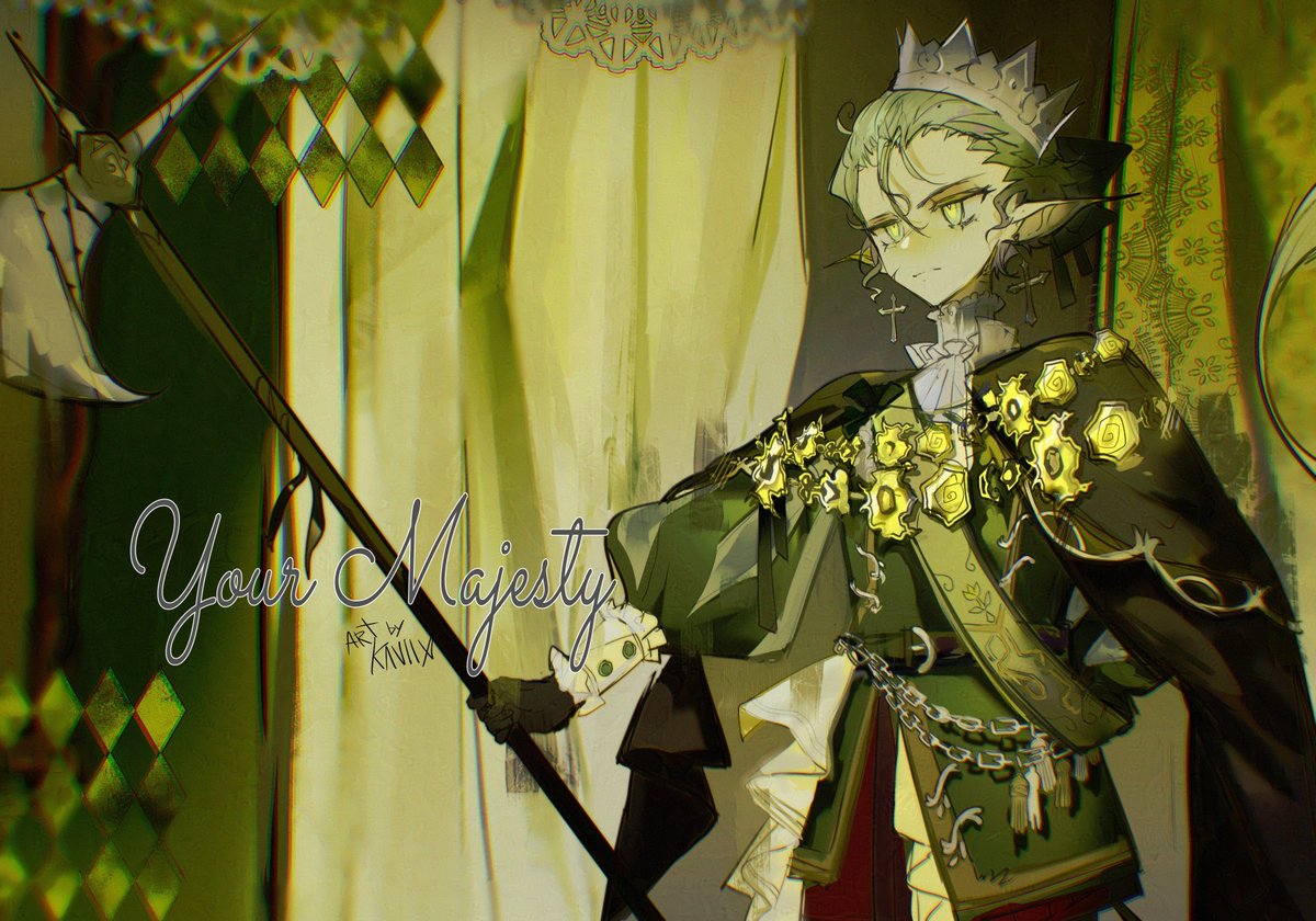 📖 ͏KV_ ⟡ Royal Vtuber & Illustrator . . 👑🌿 tweet media