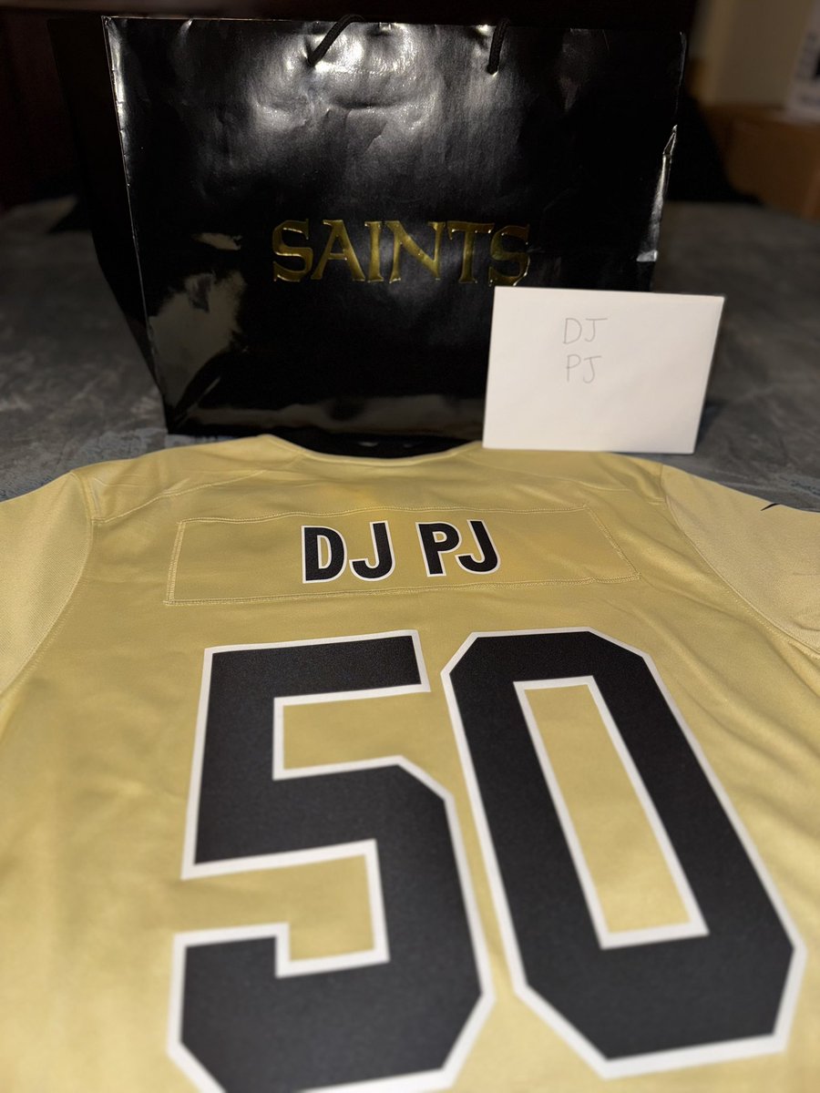 Pj_Wlkr's tweet image. Let’s have an amazing season @Saints 

Who Dat⚜️