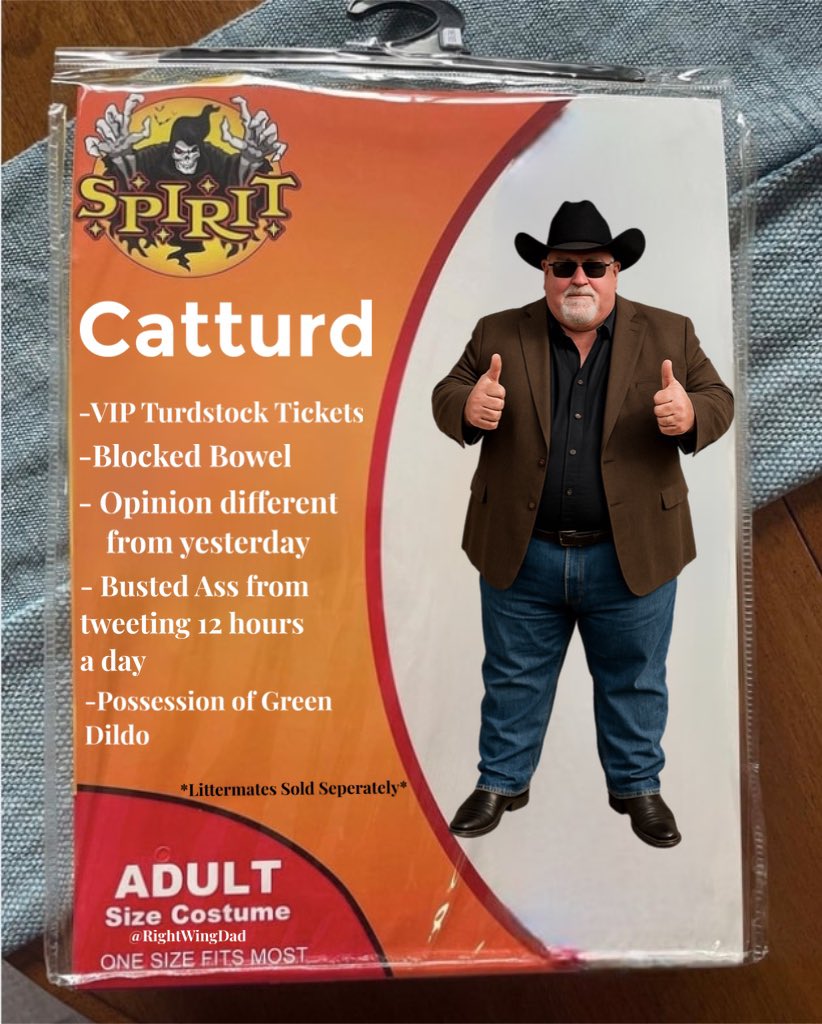 RightWingDad's tweet photo. Spirit Halloween had some good grifter options this year! https://t.co/jq6qMkgLpw