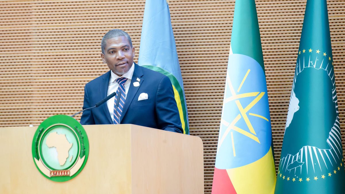 TerranceDrewSKN's tweet image. Today, I had the honour of co-chairing the 2nd Africa-CARICOM Summit alongside H.E. João Manuel Gonçalves Lourenço, President of the Republic of Angola and Chairperson of the African Union.

Held at the Nelson Mandela Hall of the African Union Headquarters in Addis Ababa, the…
