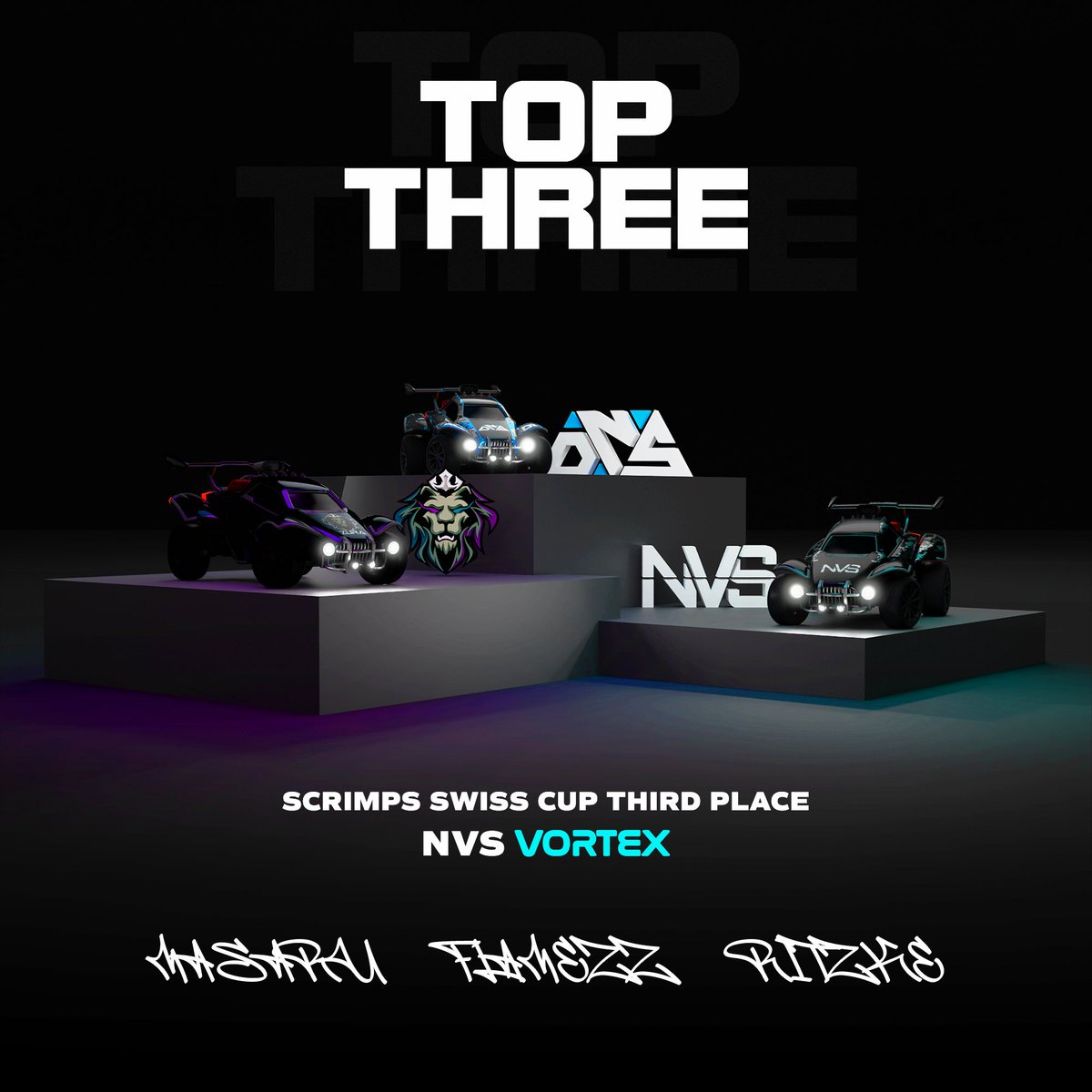 NVS Vortex belegte im ''Scrimps Swiss Cup'' Platz 3 und sicherte sich so ein Teil des Preispools!

Danke an <a href="/scrimpsWTF/">scrimps</a> für die Einladung!

🥉 <a href="/Masaru0_/">Masaru0_</a> 
🥉 <a href="/FlamezzMK/">Flamezz</a>
🥉 <a href="/Ritzkeee/">Ritzkebaby</a>