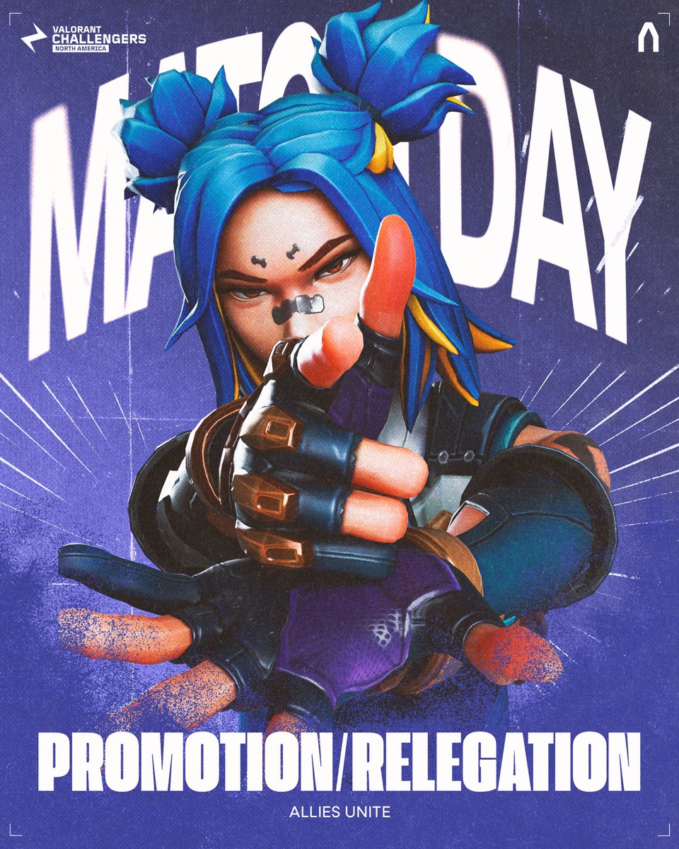 The day has finally arrived! We are back for VCL Promo / Relegation tournament vs. <a href="/BurgerBoyzVAL/">Burger Boyz</a> 🗡️

We are just one series away from qualifying to VCL 2026.. Let’s finish strong! 🤝

#AGWIN 💙 | #ChallengersNA