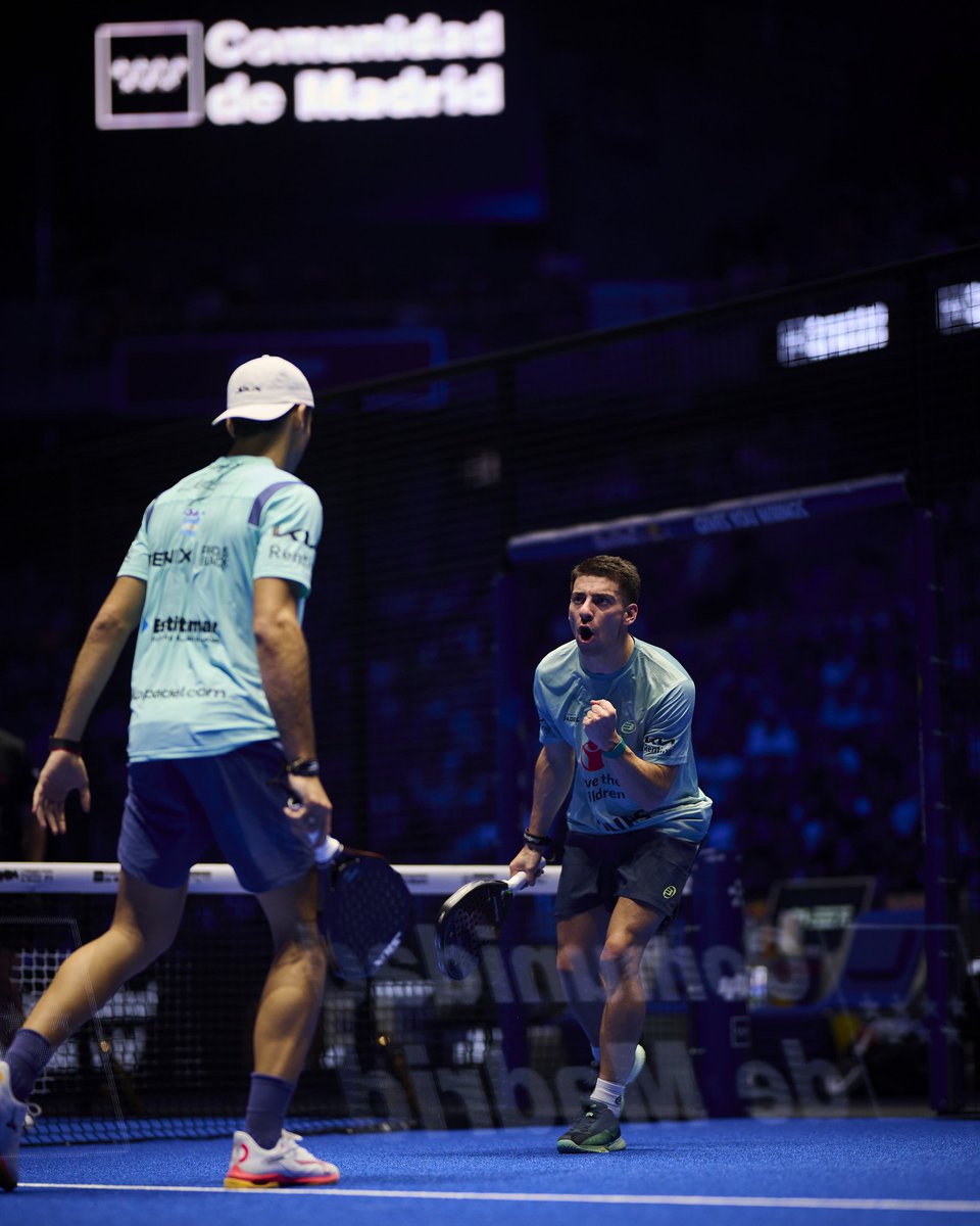 MARTIN DI NENNO Y LEO AUGSBURGER SON CAMPEONES EN MADRID 🔥🏆

Vencen a Tapia - Coello por 3-6 6-3 y 6-4 en un partido tremendo de la pareja argentina 🇦🇷

Leo parece no tener limites en su potencial y cuando mas dificiles se ponen las cosas mas se agranda

Semana de pelicula 😎
