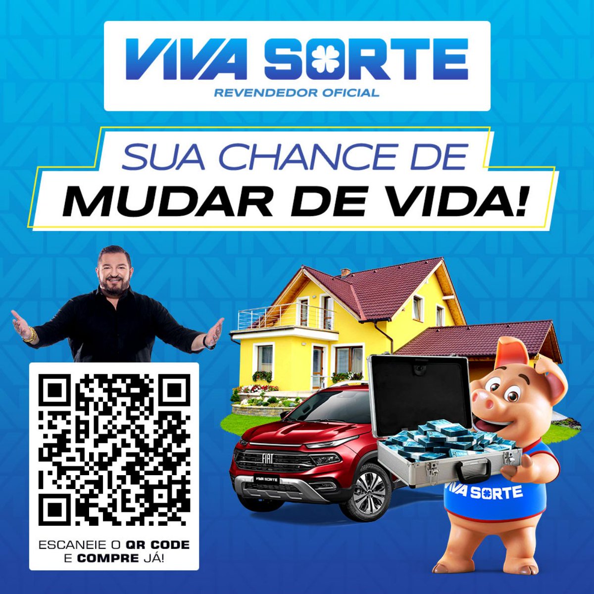 Rádio Sorte Music 📻🍀🎶 (@radiosortemusic) on Twitter photo 💰 #VivaSorteMais: Mais prêmios, mais vantagens para você! Adquira já o seu (link na bio).
O sorteio será realizado no dia 14/09 no programa Viva Sorte na Band TV.
#BandTV #ValeParana #ValeSorte #VivaSorte #VivaSorteNaBand #fypシviral 💰 #VivaSorteMais: Mais prêmios, mais vantagens para você! Adquira já o seu (link na bio).
O sorteio será realizado no dia 14/09 no programa Viva Sorte na Band TV.
#BandTV #ValeParana #ValeSorte #VivaSorte #VivaSorteNaBand #fypシviral