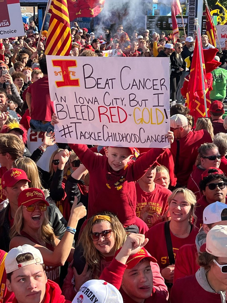 Bigger than football ♥️💛

<a href="/TheIowaHawkeyes/">The Iowa Hawkeyes</a> 🤝 <a href="/CycloneATH/">Iowa State Athletics</a>