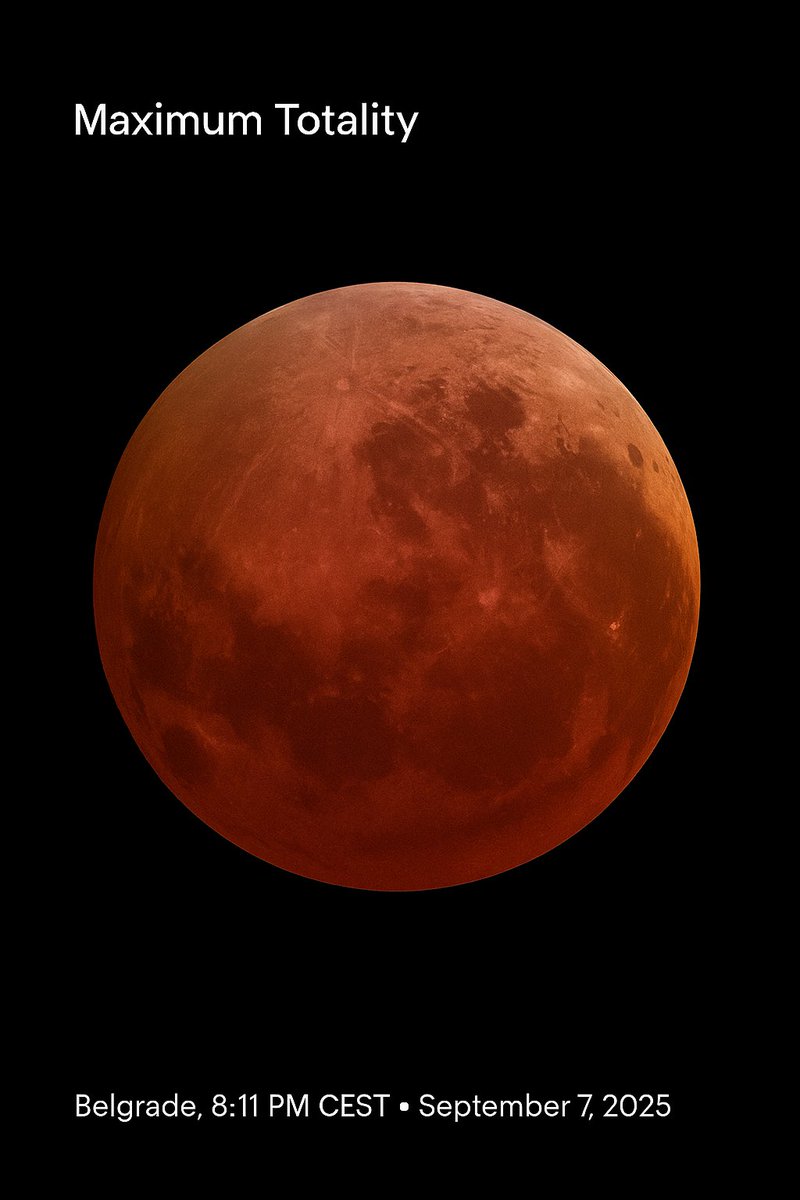 Hondashstari's tweet image. Moon eclipse in Belgrade, Serbia. #mooneclipse #moon #astrophotography