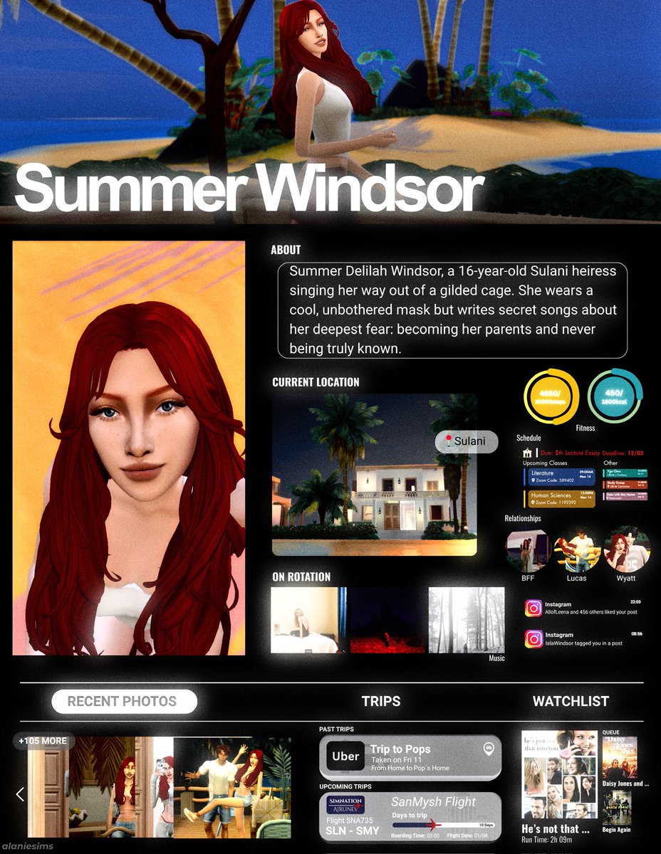 simtornado's tweet photo. Summer Character Sheet🌅 https://t.co/8UcNpuXsth