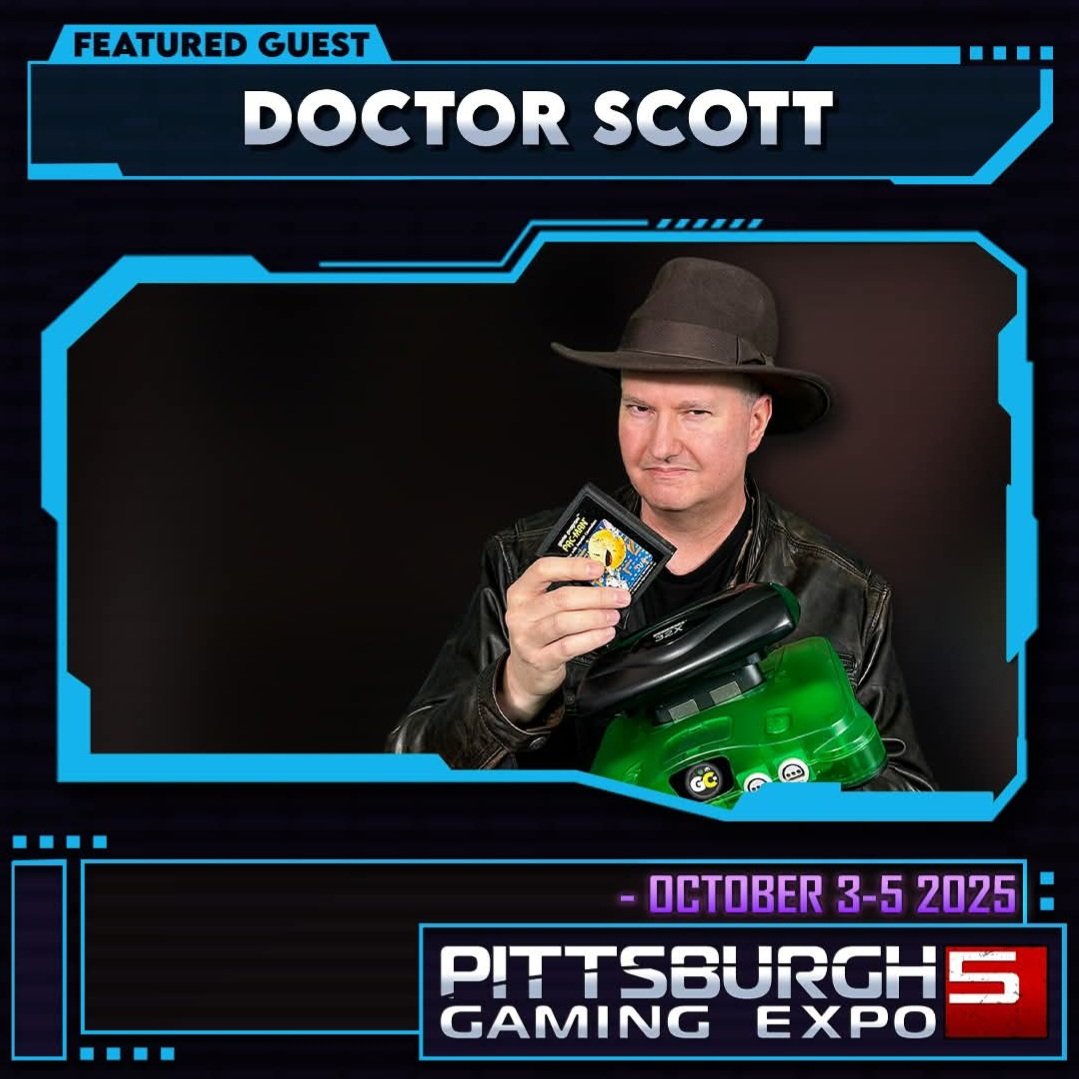 Pittsburgh Gaming Expo (@pgx_pghgameexpo) on Twitter photo Back for year two: Doctor Scott — curator of <a href="/GAMECLOSET2/">GAME CLOSET</a> joins #PGX2025! 🎮🕹️
On YouTube, he’s part Indiana Jones, part gaming historian—digging up retro treasures (and the occasional odd Atari relic) with sharp insight & humor.
📅 Oct 3–5 |
🔗 pittsburghgamingexpo.com Back for year two: Doctor Scott — curator of <a href="/GAMECLOSET2/">GAME CLOSET</a> joins #PGX2025! 🎮🕹️
On YouTube, he’s part Indiana Jones, part gaming historian—digging up retro treasures (and the occasional odd Atari relic) with sharp insight & humor.
📅 Oct 3–5 |
🔗 pittsburghgamingexpo.com