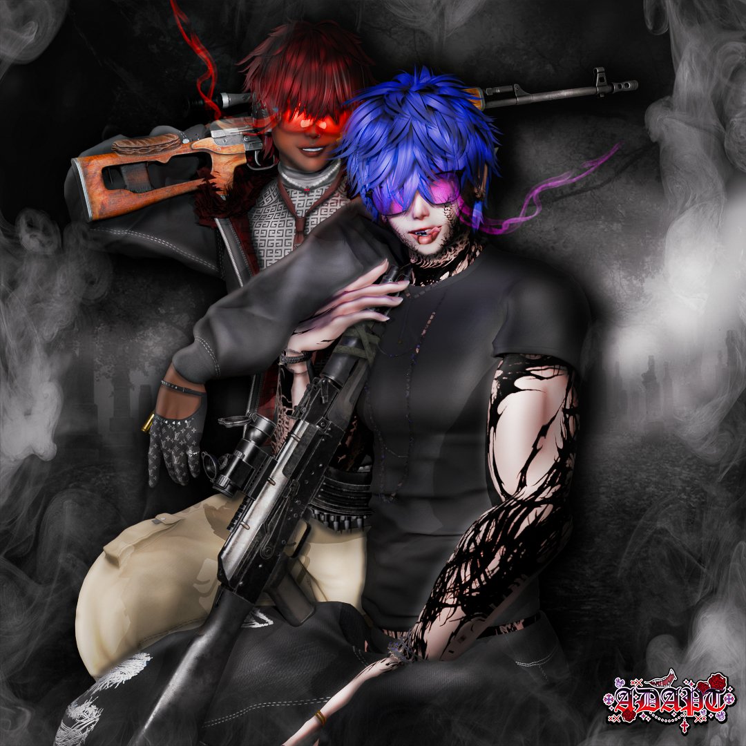 AdaptNV's tweet photo. Y'all Twins... Nah we cousins
Render by @AdaptNV
Edits by @Zarikou_vrc and @AdaptNV
Collab with SaintJames
#VRChat #vrchat #vrchatdancing #vrchatpictures #vrchatpics #vrchatedit #vrchatcommunity #vrchatfullbodydancing #vrchatmoments #vrchatphotography https://t.co/FjiTJonsRf