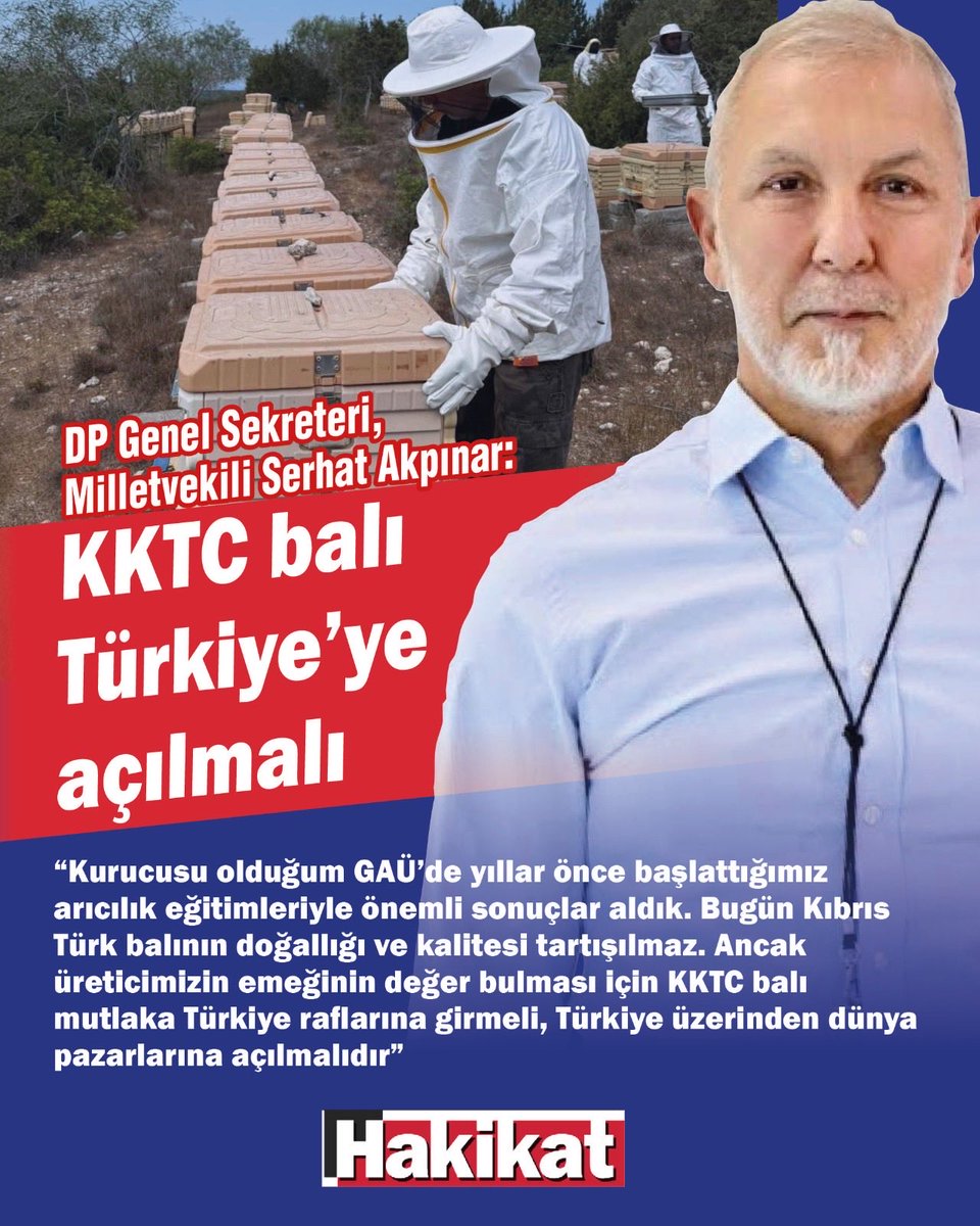 kibrishakikat's tweet photo. ⁦@akpinar_serhat⁩ #SerhatAkpınar #GAÜ #KKTCBalı #Arıcılık #KıbrısTürkÜreticisi #TürkiyePazarları #Balİhracatı #Karpaz #KadınÜreticiler #Ekonomi #DoğalBal #KıbrısTürkArıcıları #Teşvik #ÜretimGücü #Ekosistem #Hakikat  #KıbrısTürkEkonomisi #TürkiyeKKTC https://t.co/QI3TXXi3b6