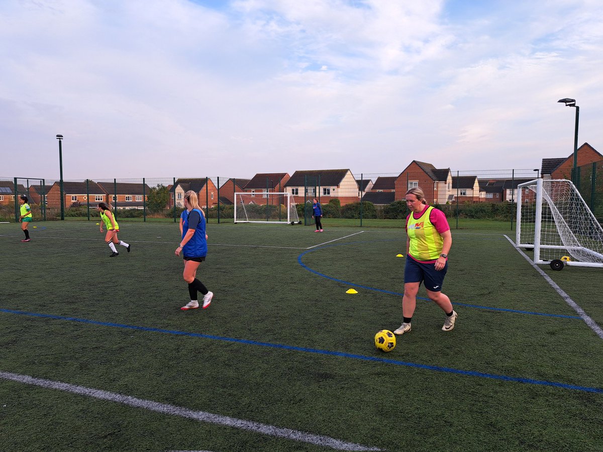 WideopenW's tweet image. &quot;Putting the FUN in fundamentals&quot; ⚽️

@NorthumFA 
#justplay #learntoplay #thisgirlcan #letgirlsplay #madeforthisgame
