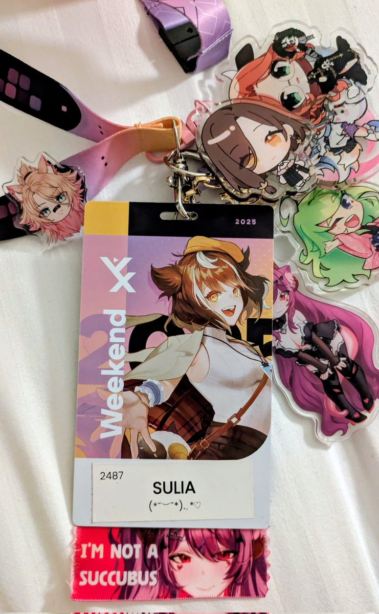 Thank you so much everybody for this amazing first <a href="/Vtuber_Expo/">VeXpo!</a> and for everybody that made it special 🥹💙

Had so much food and fun with friends and it felt unreal the amount of people coming to the M&amp;G just wanting to get a sign from me 😭💕

Until next year! 🔥
