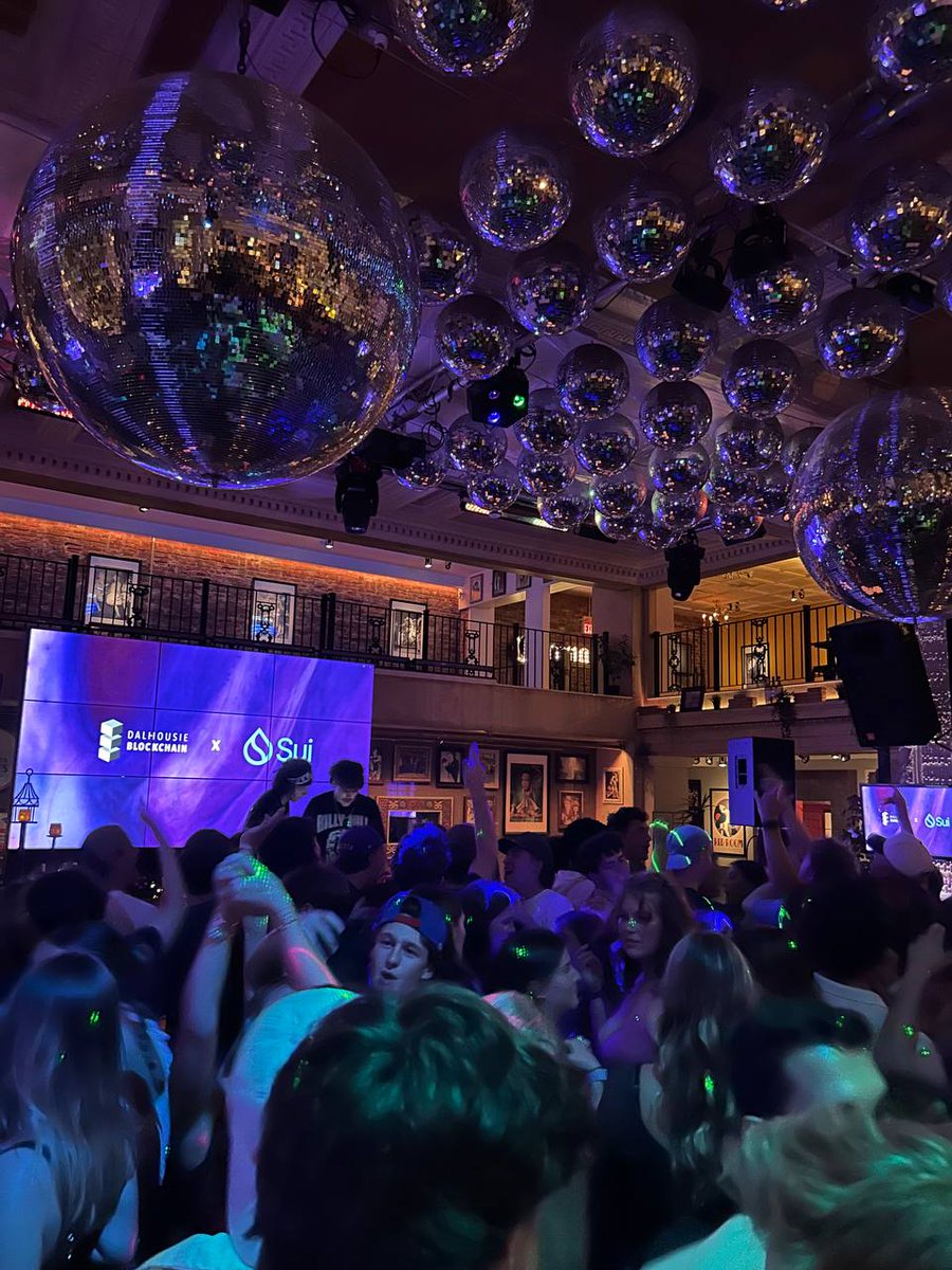 Our Fall 2025 Semester Kick Off Event went off without a hitch!

We hosted over 300 students at Pacifico Dance Club in downtown Halifax!

Massive thank you to our partners for the event, <a href="/SuiNetwork/">Sui</a> and <a href="/standwithcrypto/">Stand With Crypto🛡️</a> 

More pics and vids coming soon