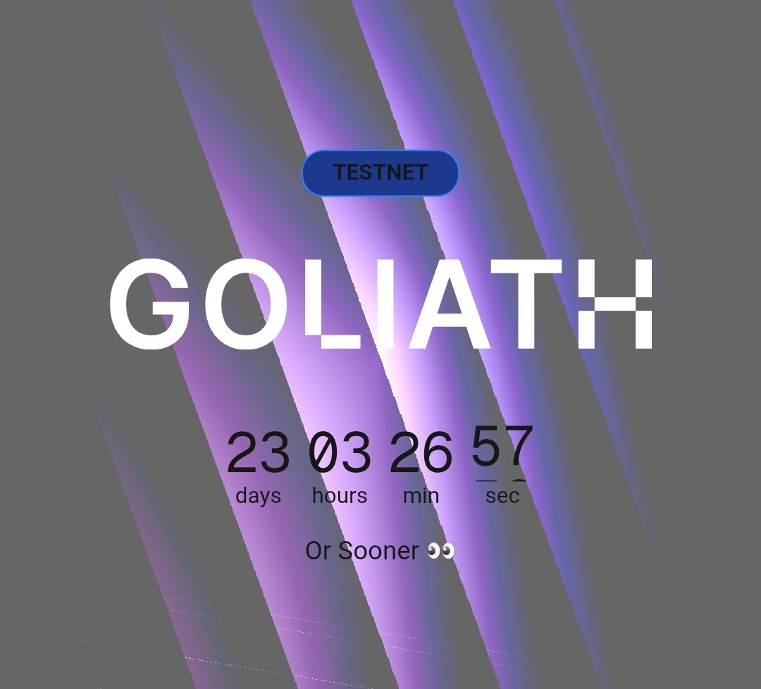 About 23 days left until <a href="/OnyxDAO/">Onyx</a> drops Goliath 🔥
With every update, the anticipation keeps growing as we move closer to the big release.
Don’t miss it 👉 goliath.net
#OnyxProtocol $XCN #XCN