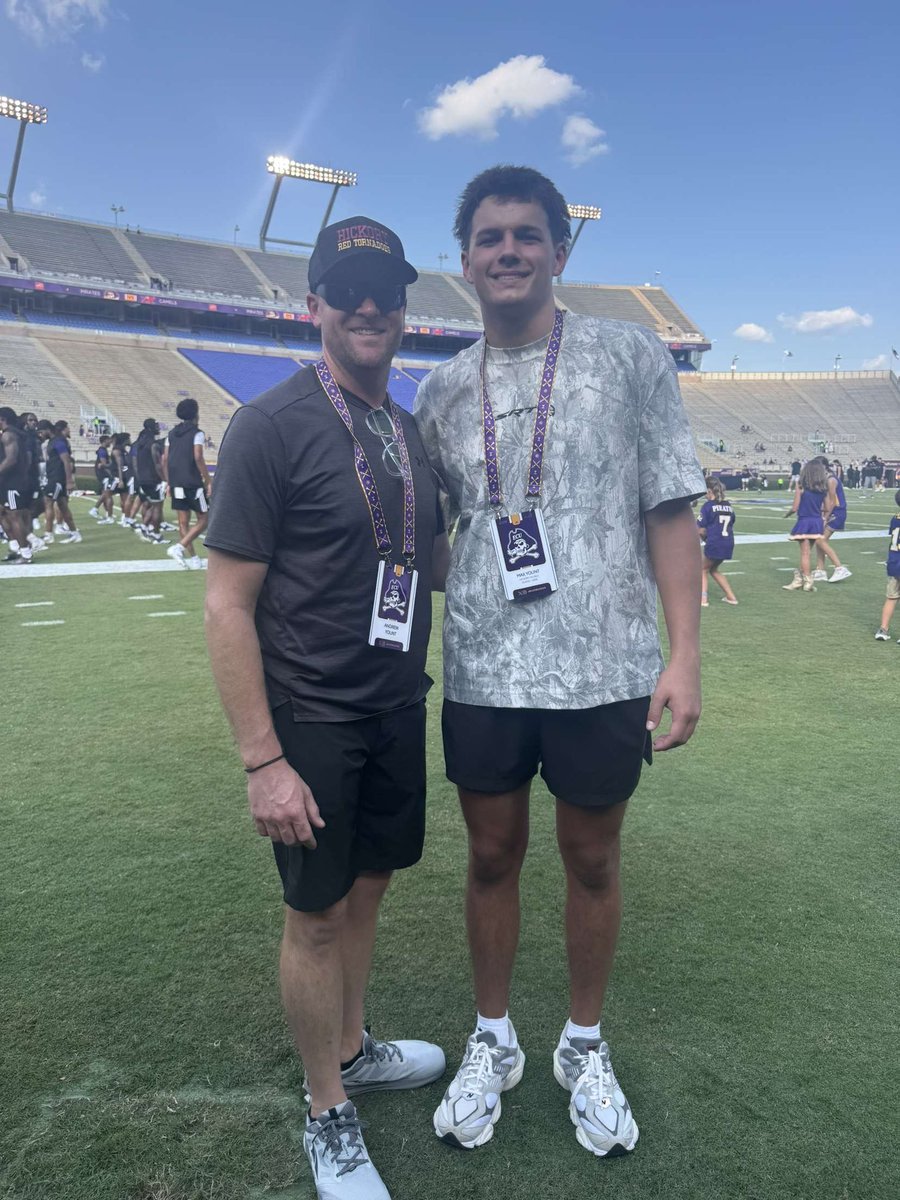 Great day <a href="/ECUPiratesFB/">ECU Football</a> great game and great people! <a href="/coachglass52/">Joe Glass</a> <a href="/raisethebar_ad/">Joseph Edwards CPFT,CSAC</a>