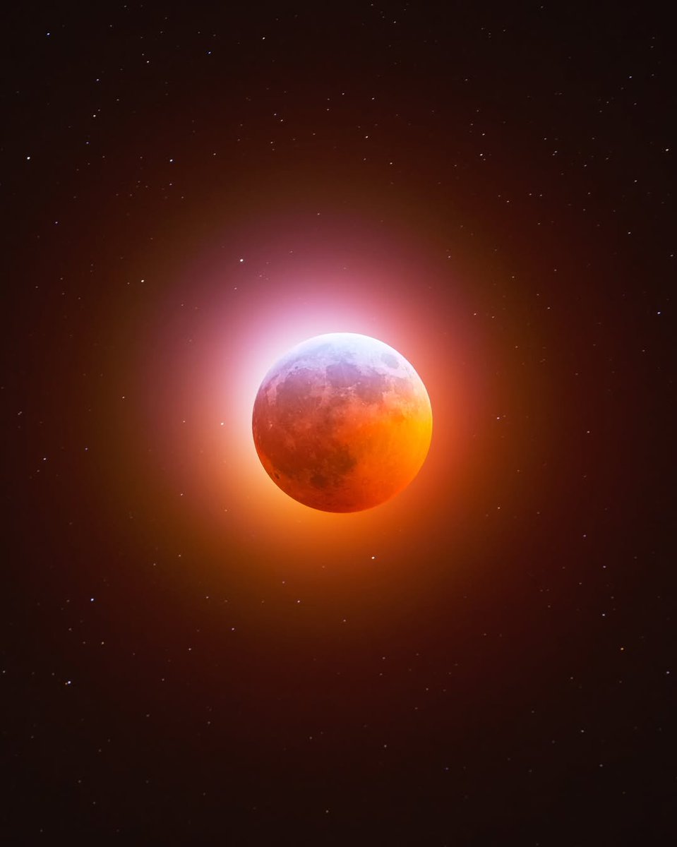Tonight's total lunar eclipse and the red Moon captured <a href="/astrofalls/">Bray Falls</a>