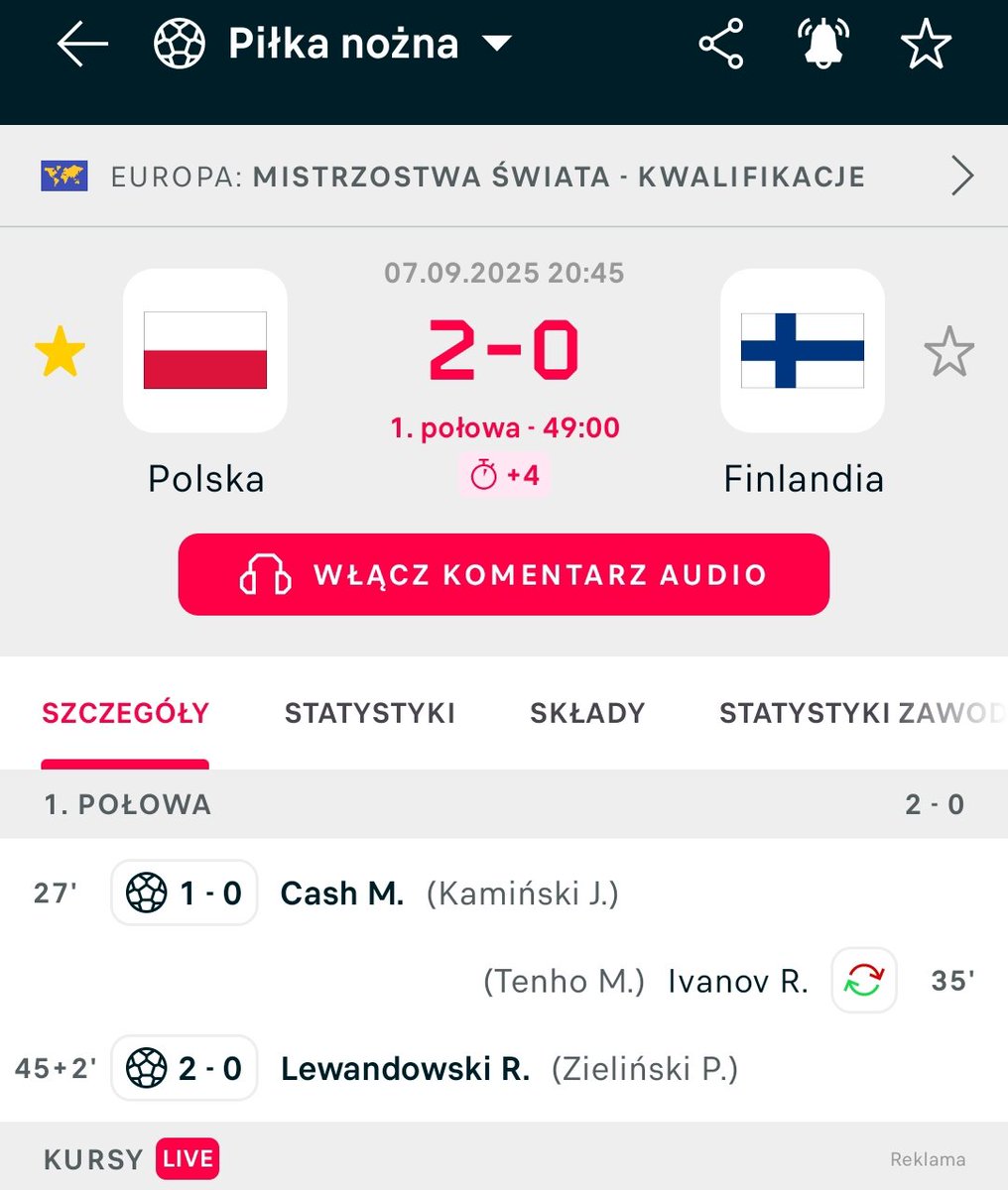 DudekPL4's tweet image. Jestem w szoku Lewy strzelił bramkę xD

#POLFIN