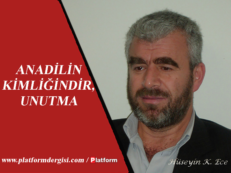 ANADİLİN KİMLİĞİNDİR, UNUTMA

Soru: İnsanın anadili ile kimliği arasında ilişki ve bağ var mıdır?

Elbette, hem de çok kuvvetli... Anadili ile kimlik etle tırnak gibidir desek yanlış olmaz...

platformdergisi.com/yazi/yazarlar/…