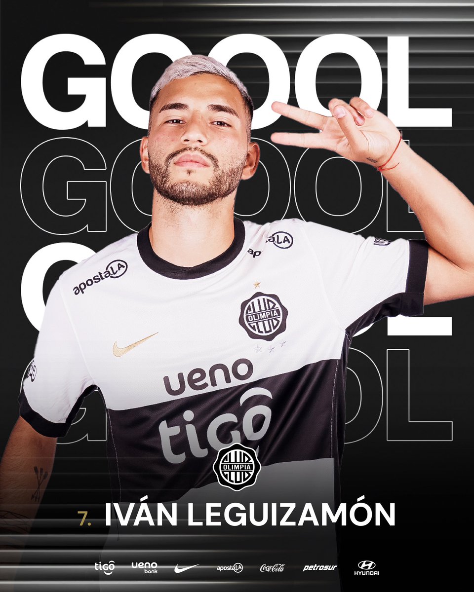 🗣 𝐆𝐎𝐎𝐎𝐎𝐎𝐎𝐎𝐎𝐎𝐎𝐎𝐎𝐎𝐎𝐎𝐎𝐎𝐎𝐎𝐋𝐋𝐋

⚽️ ¡IVÁN LEGUIZAMÓN! 💪🏻

40' | Club 2 de Mayo [1-1] #Olimpia.

#SoyDelOlimpia ⚪️⚫️⚪️