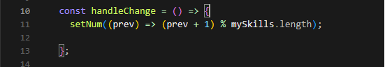 techyFyedSuru's tweet image. What did you say about understanding the basics of chosen language again?

The handleChange function in the two images does the same thing even though one looks more stressful.
Thanks to the power of Modulus operator.

#React, #function #javascriptjoke #Frontend  #WebDevelopment
