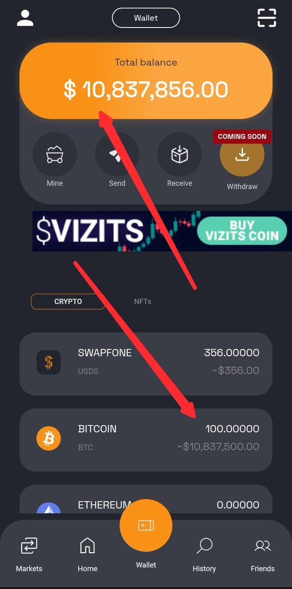 Oraclebility's tweet image. I will be giving away some BTC drop your swapfonne wallet address,
all you need to do is to retweet, Like & follow me and comment Done ✅
