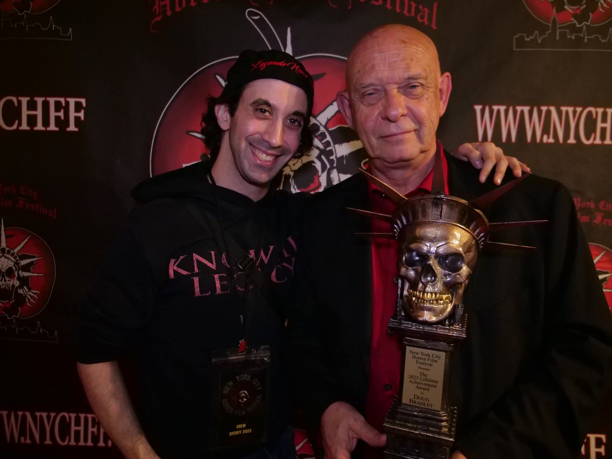Happy birthday to the legend himself, Clive Barker's Hellraiser's own Pinhead, horror icon, <a href="/RealDougBradley/">Doug Bradley</a>! #Hellraiser #Pinhead #Actor #Award #FilmFestival #NYC
