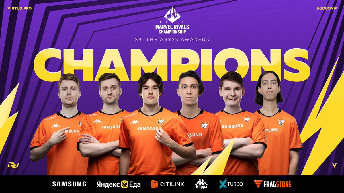 THE BEST TEAM IN EMEA

We’re the champions of the Marvel Rivals Championship S3 🏆