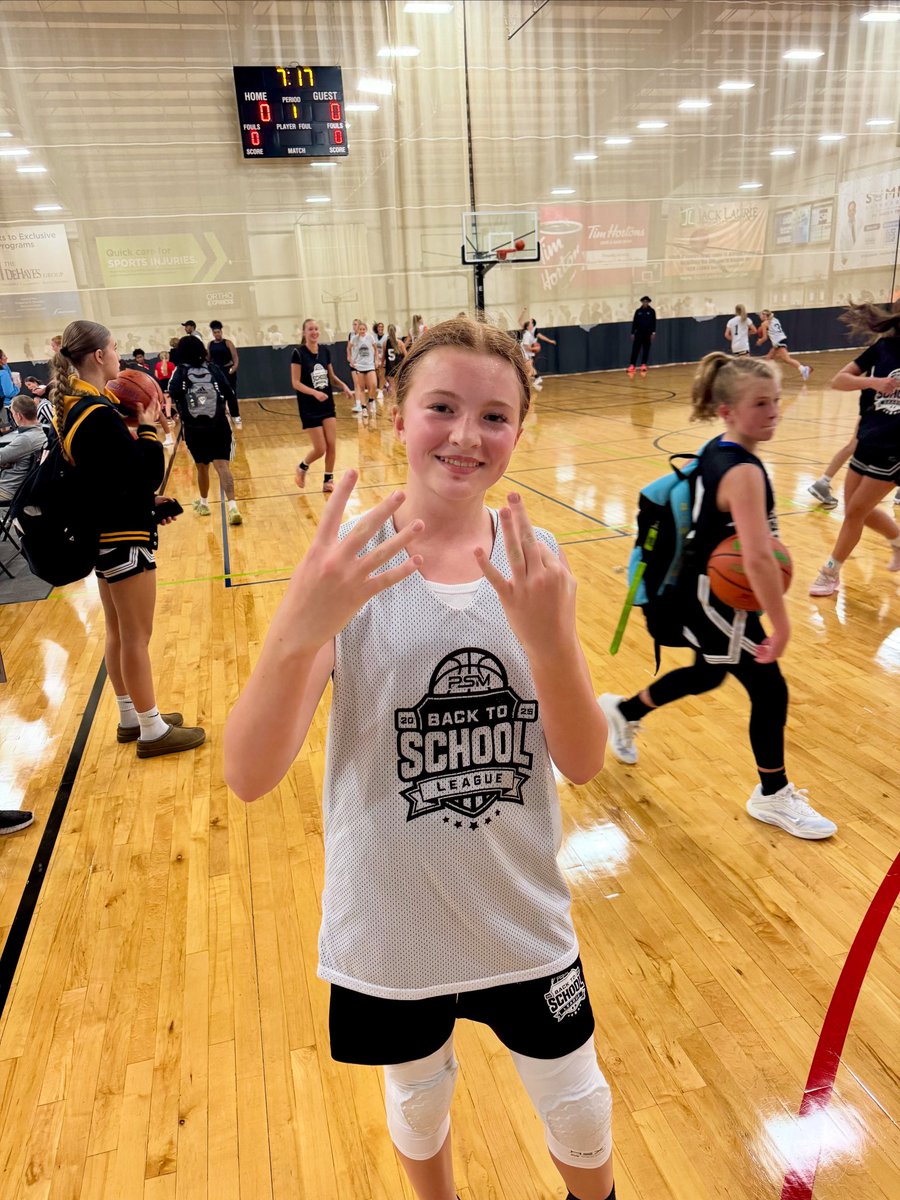 Cam had a new career high with 43 points in one of her Back to School league games today (and her team won). She worked very hard on her game all summer and this was a great start. Proud of her! <a href="/vjhAlways100/">Always 100</a> <a href="/Always100_TMH/">Always 100 Basketball</a>