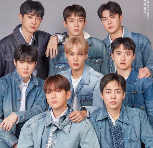 AboutMusicYT's tweet photo. EXO has hinted on a Winter album before, following the discharge of Kai and Sehun from the military, with Suho saying the fans will be happy this Christmas. https://t.co/6sQQjWXozm