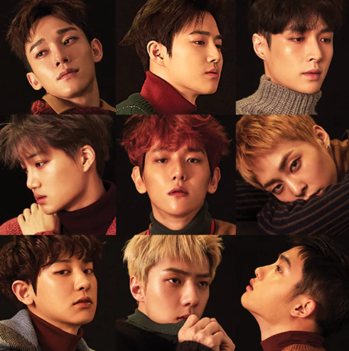 AboutMusicYT's tweet photo. EXO has hinted on a Winter album before, following the discharge of Kai and Sehun from the military, with Suho saying the fans will be happy this Christmas. https://t.co/6sQQjWXozm