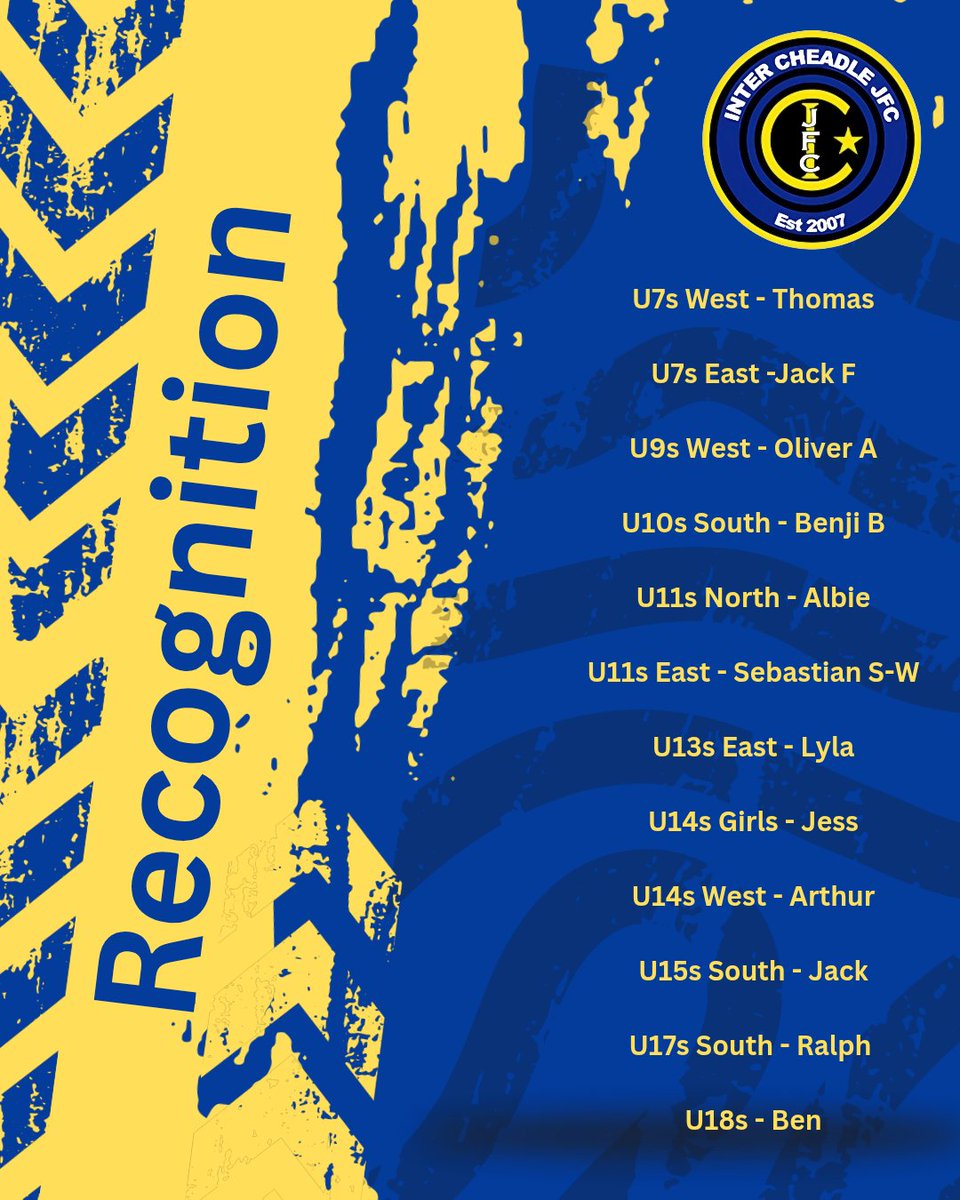 Inter Cheadle JFC tweet media