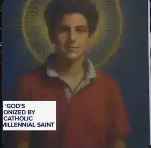 This is really cool and inspirational. 
$Carlo is declared a saint at 15 y.o.

Promoted by #Defcon7.

Let's give him some presence in the crypto sphere.

ca: FH92SMAdri2SYzxUvYF6f7PxURjeaj9GWJQUZ8VUe2EU