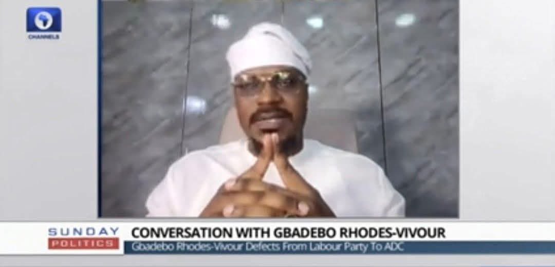 "By the grace of God, I will contest for governor under ADC. My movement from KOWA party to PDP, to LP and now ADC shows consistency because it's to restore the glory of Lagos, and only a formidable coalition will help me achieve that."
- Gbadebo Rhodes-Vivour