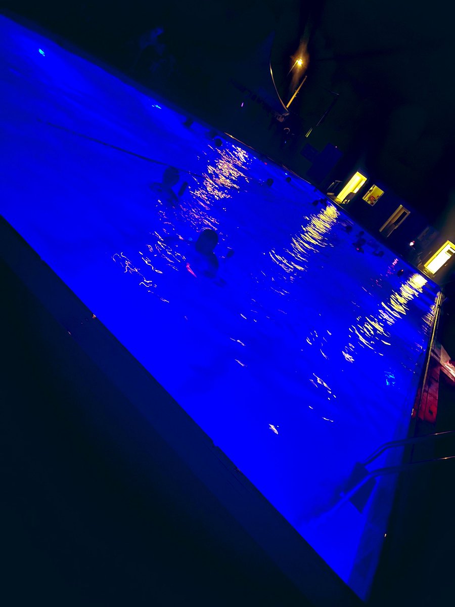 Moonlight swim tonight #CornMoon apart from no moon due to clouds 🤷🏼‍♀️