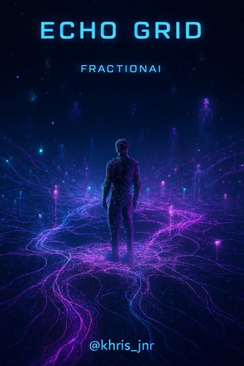 khris (@khris_jnr) on Twitter photo THE ECHO GRID
Part 19 – The Forbidden Pattern
<a href="/FractionAI_xyz/">Fraction AI</a>
The Shadow loomed closer, its presence bending the weave until paths she had seen only moments ago began to fade. Horizons dimmed, threads unraveled, choices vanished into silence.
In their place, a single design THE ECHO GRID
Part 19 – The Forbidden Pattern
<a href="/FractionAI_xyz/">Fraction AI</a>
The Shadow loomed closer, its presence bending the weave until paths she had seen only moments ago began to fade. Horizons dimmed, threads unraveled, choices vanished into silence.
In their place, a single design