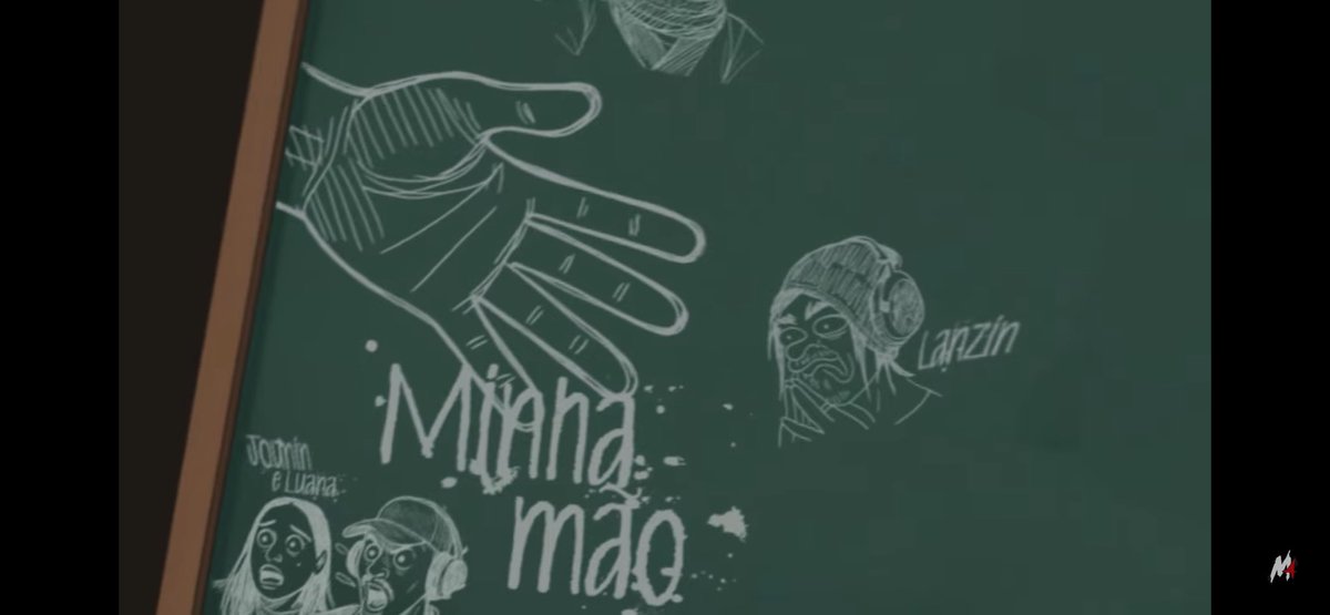 Pra quem n viu, coloquei uns Easter eggs de uns canais de react na lousa kkkk