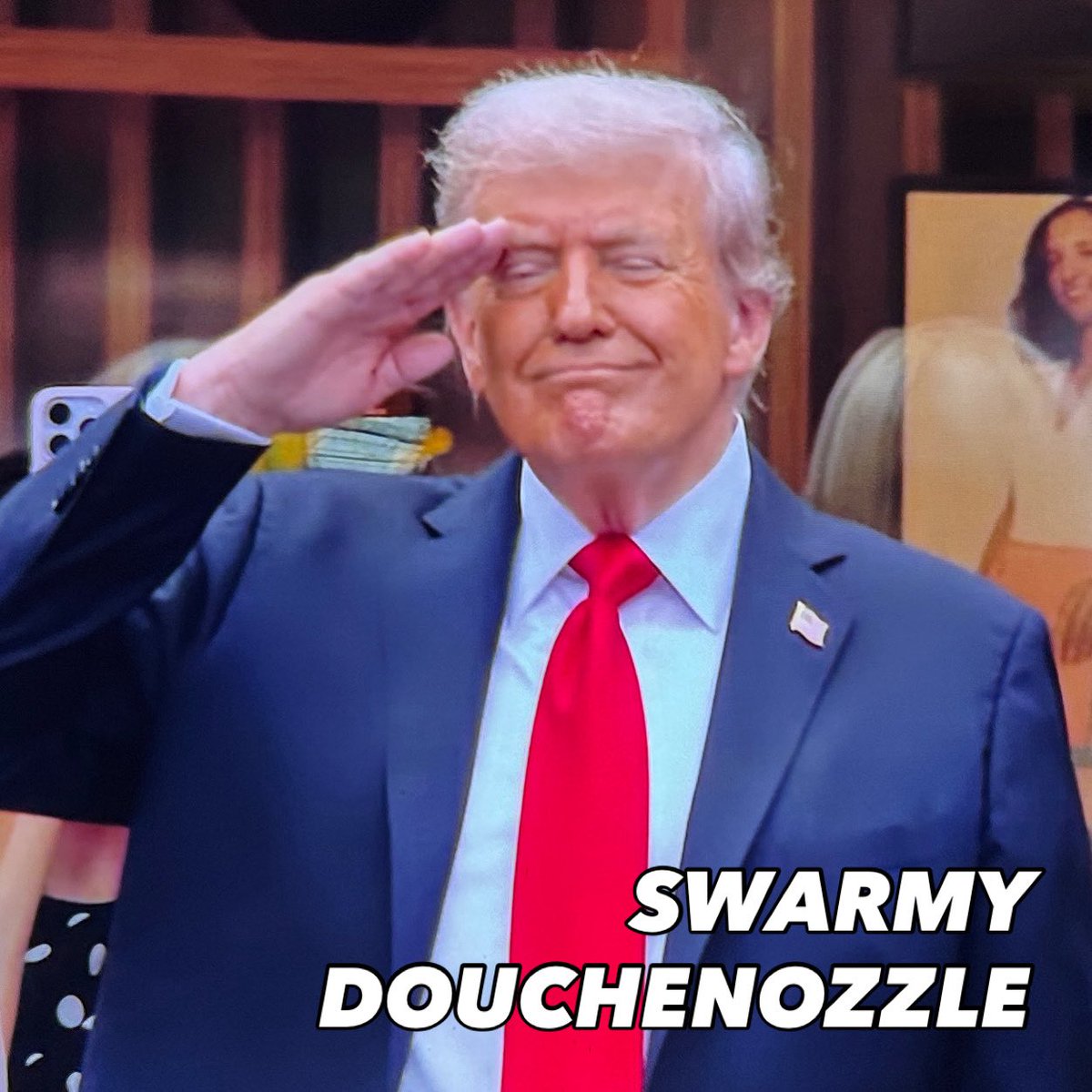 Wolds most famous #rapist &amp; self proclaimed #usa #patriot skips <a href="/usta/">USTA</a> WOMENS final w #american #amandaanisimova but ruins mens final (featuring foreign players) for paying spectators who can’t get in. #fuckthatguy <a href="/POTUS/">President Donald J. Trump</a> #weak #insecure #bitch Can’t spell swarmy w/out the #army