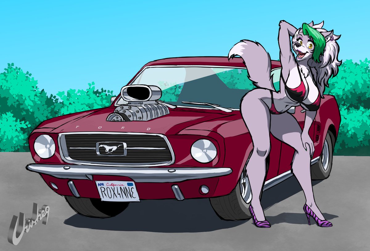 Roxanne Wolf

...with a Mustang