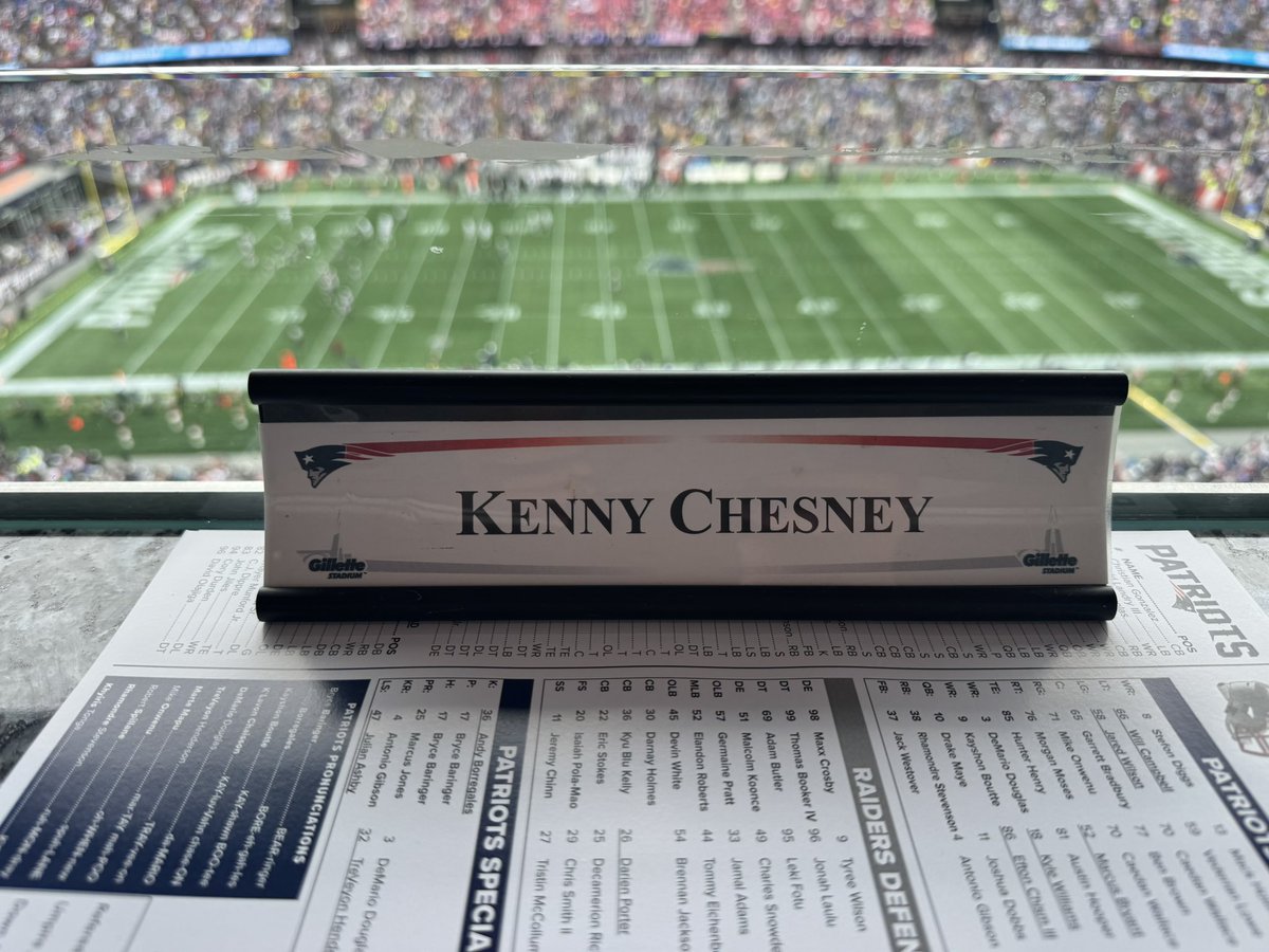 Feels great to be back in New England to watch the first <a href="/Patriots/">New England Patriots</a> game of the season with my friend Robert Kraft. Love you brother.