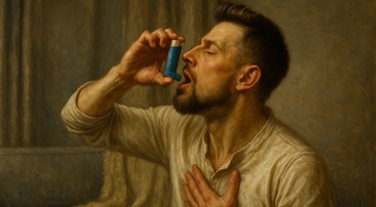 Asthma is a constant bacterial infection in the lungs, feeding on sugars, and the solution? 🫁

- 72-hour water fast 
- nebulizing iodine

These two combined should eliminate most of the bacteria and relieve the infection.