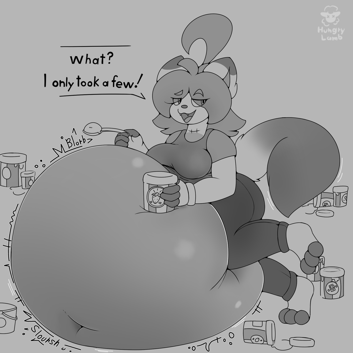 Padding Stuffing Inflation RT @Hungry_Lamb: Commission today we got some good belly inflation ...