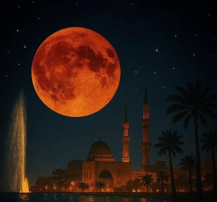 #خسوف_القمر_الكلي