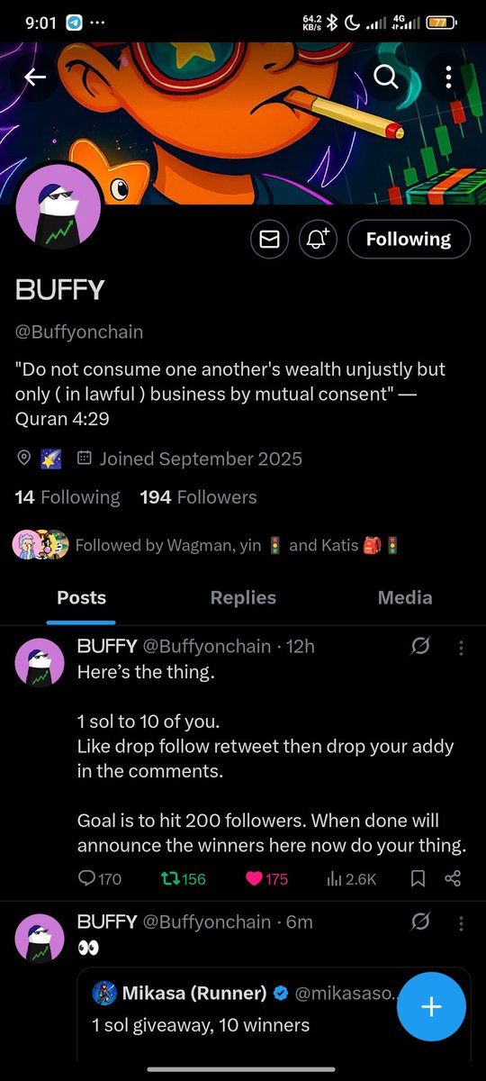 taanjiro20's tweet photo. @Buffyonchain Goal is getting closer 🔥🔥🔥

8GM2qMX4oDUfU16mSYDyE8YEpStKveK9KjSLSh12WqHN https://t.co/kgTY7hJ6fx