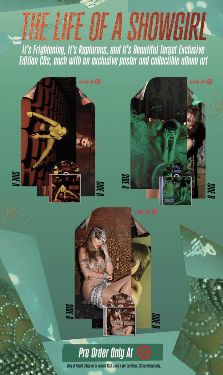 The life of a showgirl target 初回限定盤