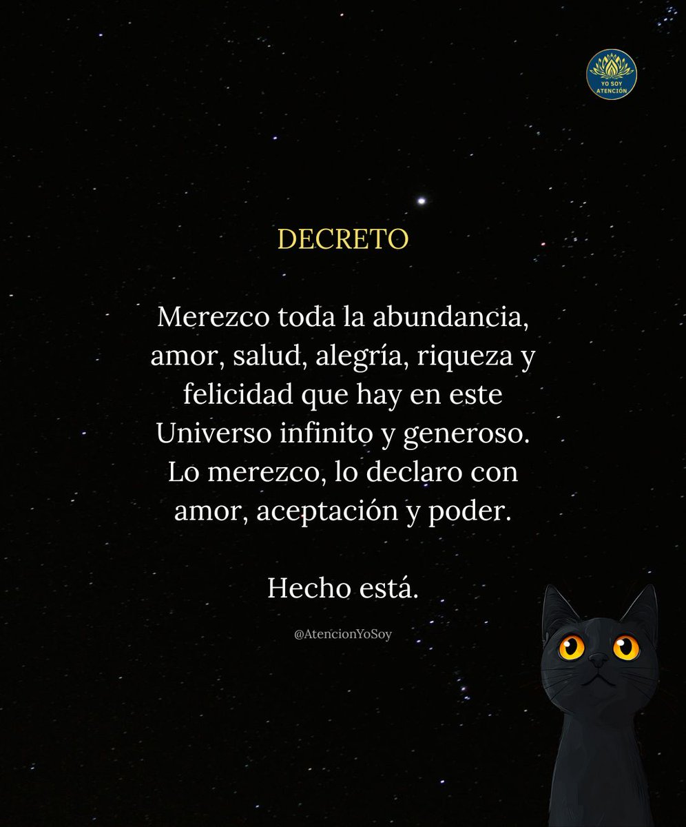 AtencionYoSoy's tweet photo. Hecho está 🙏🏻✨ https://t.co/8jOSRYm9XR