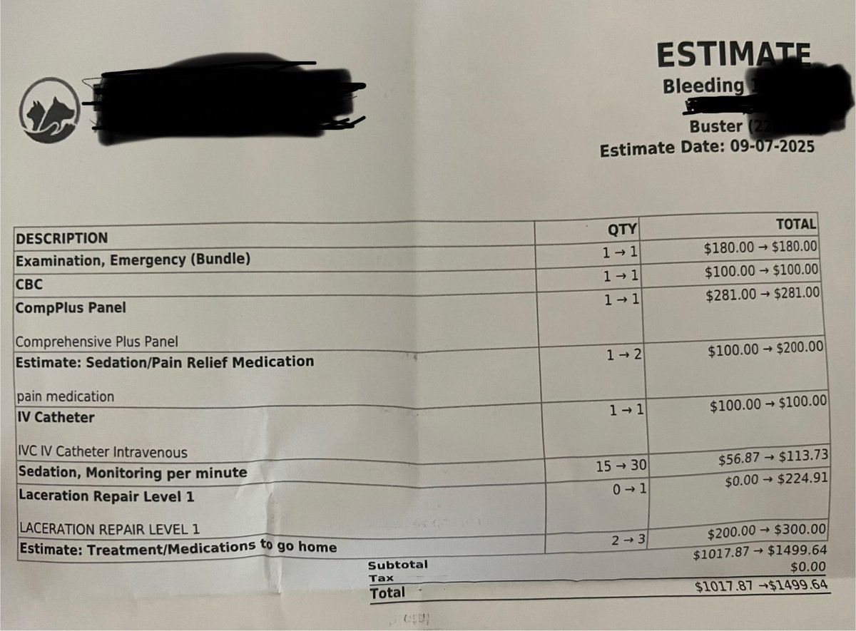Buster was bleeding this morning and we don’t know why. He is at least 18. They have to sedate him to try to see what’s going on and I’m so worried. Any help paying is greatly appreciated. Thank you to those who have shared and donated.

V: werkingclass
C: $werkingclass