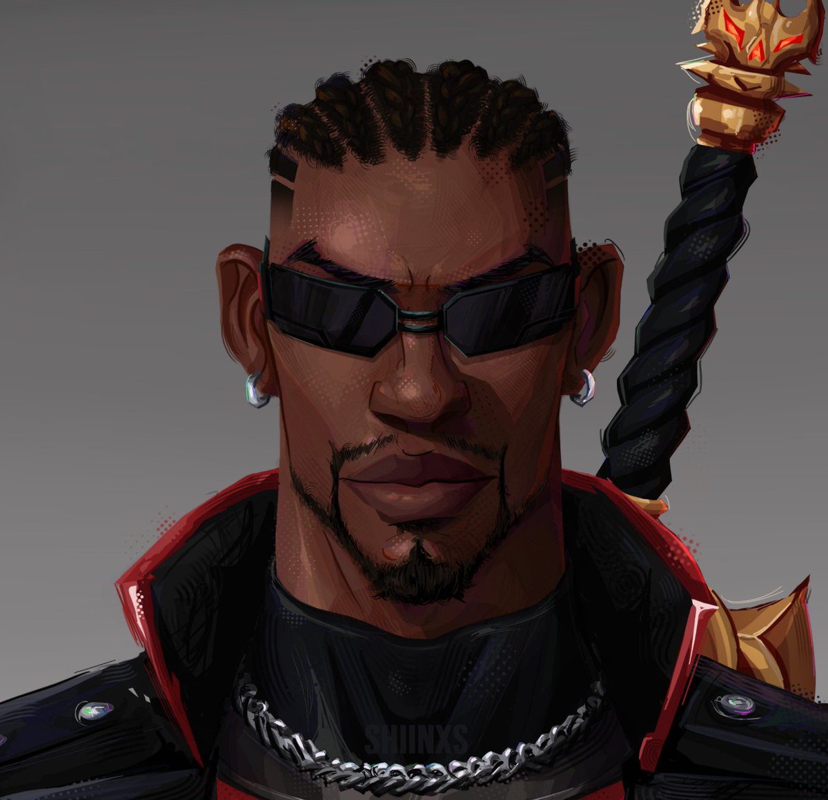 shiinxs's tweet image. BLADE Spider-Verse Portrait 🕷️❗️