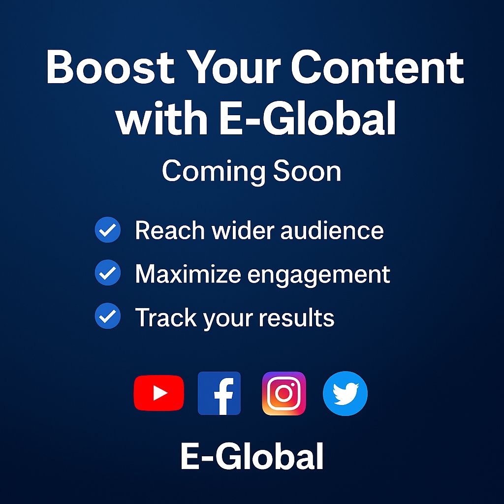 Eglobalhive's tweet image. Boost Your Voice

📢 Got something to share?
With E-Global Hive, your voice gets louder.
Boost your content. Reach more people. Stay in control.

Megaphone with colorful social posts flying out.

“Boost Your Content • Reach More People”

#ContentBoost #DigitalCommunity…