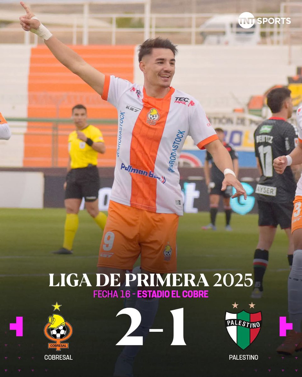 Vuelve a los abrazos el legionario contra una de sus bestias negras. Cobresal 2 Palestino 1. #insoportablementevivos #2600mascercadelcielo